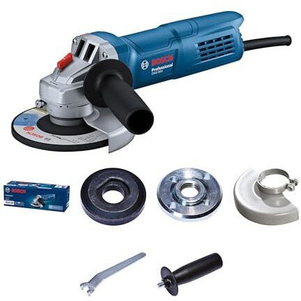 Bosch Professional Gws 800 Angle Grinder | 800W Power | No-Load Speed Of 11000 Rpm | Versatile Cutting And Grinding Tool | M10 Grinding Spindle Thread | 100 Mm Disc | 1 Year Warranty