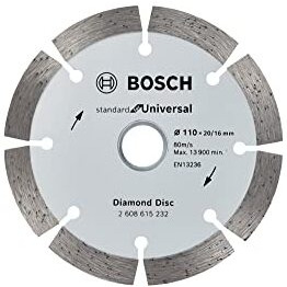 Bosch Professional Marble Cutting Blade/Diamond Blade, 4 Inch/ 100Mm, 20Mm Bore With 10Mm Segment Height, Pack Of 1