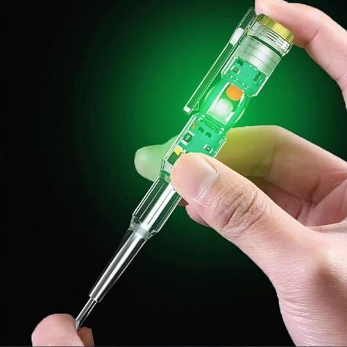 Cofiex High-Brightness Intelligent Voltage Tester Pen  Multi-Function Led Test Pen With Screwdriver, Non-Contact Electric Power Detector For Ac/Dc Voltage Testing (1Pcs)