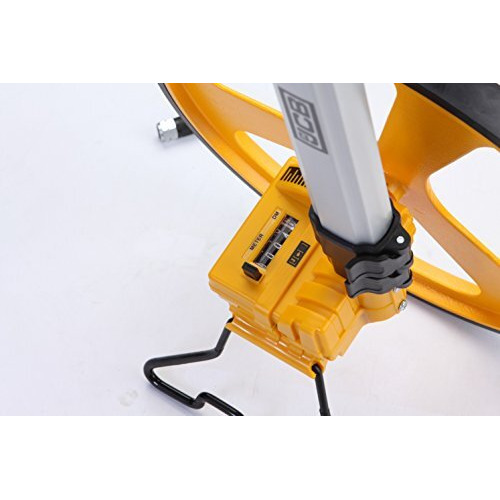Jcb Hand Tools Measuring Wheel - 12" Wheel Counts Upto 10,000 Feet. Complete With Built In Stand, 22025855