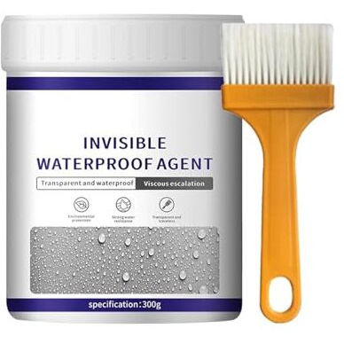 Waterproof Glue Transparent Invisible Anti Leakage Agent,Water Leakage Solution,Roof Waterproofing,Crack Seal,Wall Solution Bathroom,Toilet,Wall,Tile,Window(300 Gram)