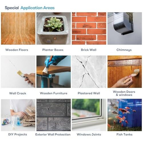 Flexi Glass Clear Shield Transparent Waterproofing Solution For Roof Leakage Crack Seal Agent Roof Water Leakage Solution Water Proof Glue Transparent Glue Waterproofing For Pipe Wall Tiles (1 Ltr)