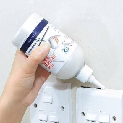 Kitssential 2025 Tiles Gap Filler Waterproof Crack Grout Gap Filler Agent Water Resistant Silicone Sealant For Diy Home Sink Gaps/Grouts Repair Filler Tube Paste For Kitchen, Bathroom (Bottle 280 Ml)