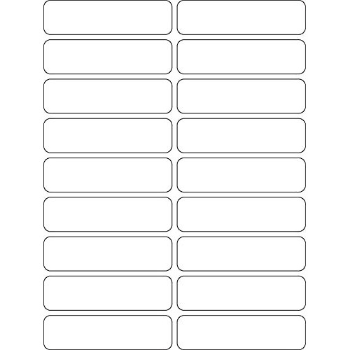 Np Label Plain White Paper Stickers For Long Life And Generally Use Indoor And Outdoor Use, Easy Peel-Off Cut, Adhesive Blank Sticky Sheets (75X20 Mm, 500 Label Per Packet)