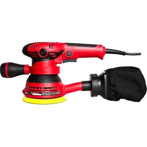 Ibell Random Orbital Sander Os23-46, 300W, Copper Armature, Disc Dia 125Mm, 12000Rpm With Variable Speed Control And Dust Collection - Corded Electric