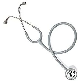 Thermomate Monitoring Stethoscope For Doctors And Medical Student, Grey