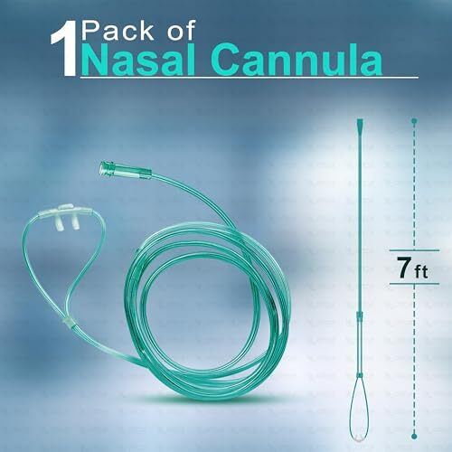 Otica Nasal Cannula For Oxygen With Soft Touch, Universal Connector For Adults Pack Of 1, Size-7 Feet