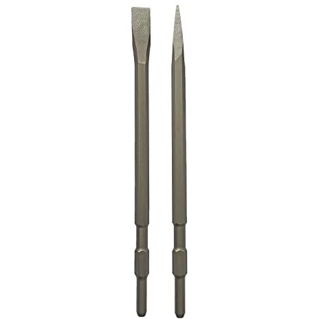 Inditrust Flat And Point Chisel Set Hammer Bit Size 17 X 400 Mm Suitable For Demolition Hammer
