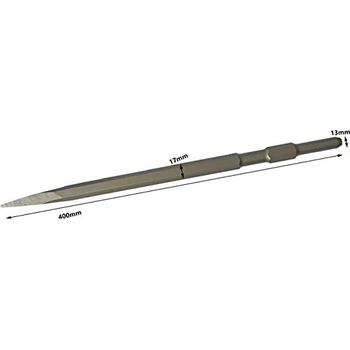 Inditrust Flat And Point Chisel Set Hammer Bit Size 17 X 400 Mm Suitable For Demolition Hammer