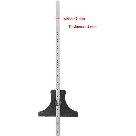 Jaibros Depth Gauge 6 Inch 150 Mm, Stainless Steel