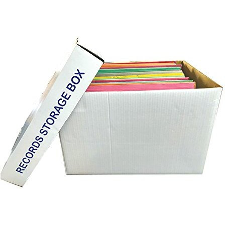 Add-It Printers Heavy Duty 16 X 13 X 10.6 Inches Storage Corrugated Boxes With Lift-Off Lid, Pack Of 4 Boxes