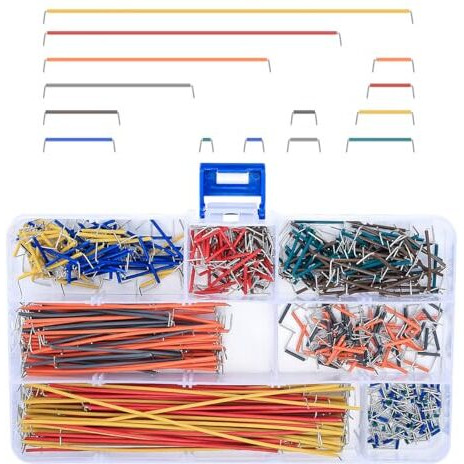 Serplex 560Pcs Jumper Wires Kit For Breadboard Connections With 14 Lengths, 2-125Mm Breadboard Jumper Wire Kit, Pcb Circuit Boards Jumper Wire Cables Assortment Kits For Breadboard Prototyping Solder