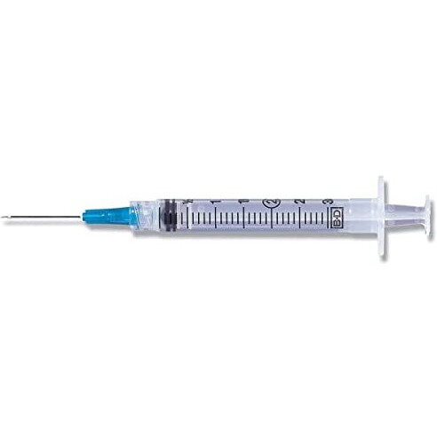 Bd Emerald Syringe With Needle 3Ml, Box Of 100