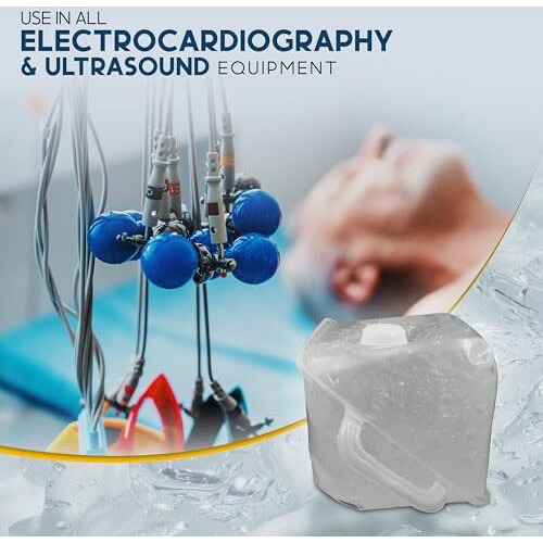 Otica Ecg Gel Ultrasound Gel For Usg Ecg Eeg Sonography And Physio 5 Kg (Clear Gel)