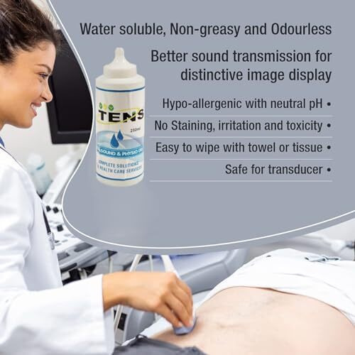 Tens-Ultrasonic Gel For Ultrasound/Ecg/Physiotherapy Gel Pack Of 3 Each 250 Ml