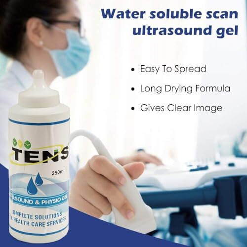 Tens-Ultrasonic Gel For Ultrasound/Ecg/Physiotherapy Gel Pack Of 3 Each 250 Ml