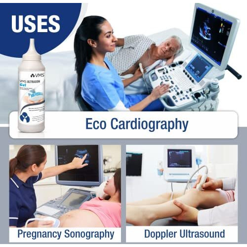 Vms Ultrason/Physiotherapy Ultrasound Gel 5 Litre Jar (Blue) With Free 250 Ml Ultrasound Gel