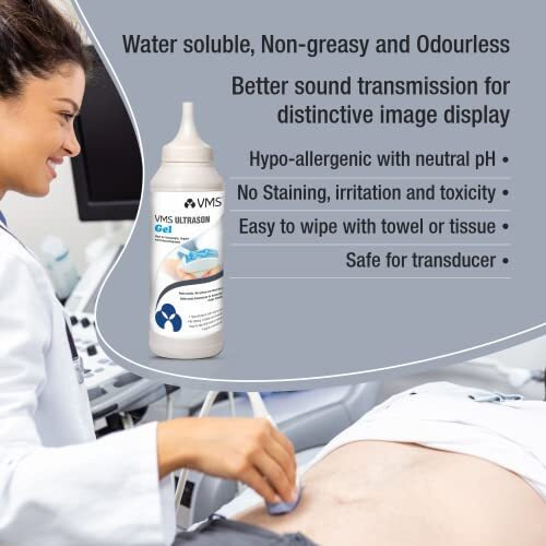 Vms Ultrason/Physiotherapy Ultrasound Gel 5 Litre Jar (Blue) With Free 250 Ml Ultrasound Gel