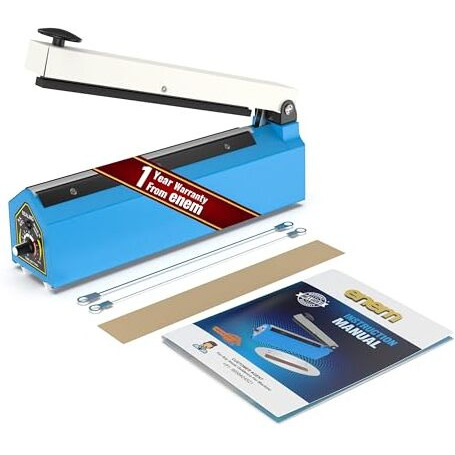 Enem Sealing Machine, 16 Inch (400 Mm), 1 Year Warranty & Full Customer Support From Enem, Plastic Packing Machine, Pepsi Pouch Sealing Machine, Heat Sealer Machine, Plastic Pouch Sealing Machine