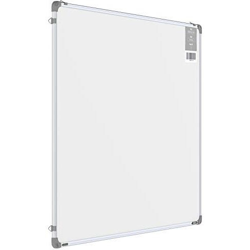 Pragati Systems Genius Melamine (Non-Magnetic) Whiteboard For Office, Meeting & Presentation With Lightweight Aluminium Frame | Durable & Long Lasting Marker Board | Large Size 3X4 Feet (Pack Of 1)