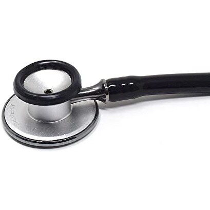 Is Indosurgicals Silvery Stethoscope (Black)