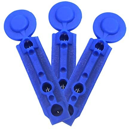 Accusure Round Lancets (Blue) (100)