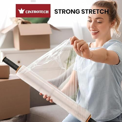 Cintrotech Packing Material,15 Inch (375 Mm), 150 Meters Length Of Large Rolls For Multipurpose Use, 1.7 Kg Weight Of Pack Of 2