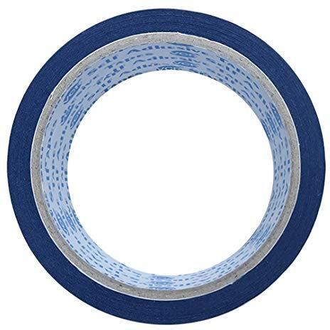 Vcr Blue Masking Tape - 20 Meters In Length 12Mm / 0.5" Width - 2 Rolls Per Pack - Easy Tear Tape, Best For Carpenter, Labelling, Painting And Leaves No Residue After A Peel.