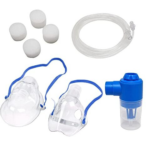 Sahyog Wellness Nebulization Kit With Chamber For Child & Adult Used In Heavy Duty Compressor Nebulizers (Transparent)
