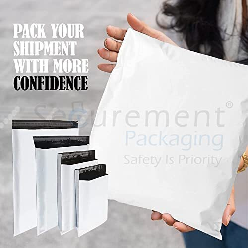 Securement Pod Courier Bags - 10 X 12 Inch (50 Pcs)