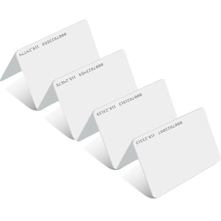 Team Office Thin, Iso, Thermal Printable Rfid Proximity Cards For Attendance And Access Control (50)