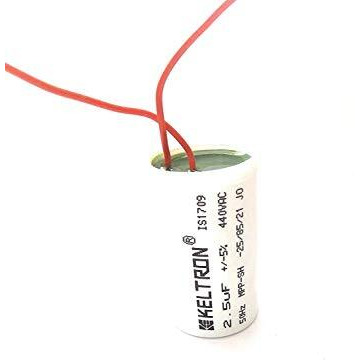 Keltron Original Capacitor For Fan 2.5 Mfd - White - Pack Of 2