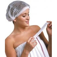 Royals Stretchable White Caps (70Pcs) Chef Caps | Chef Caps For Kitchen | Disposable Stretchable Caps For Hygiene, Bouffant Caps,Caps For For Salons, Spas