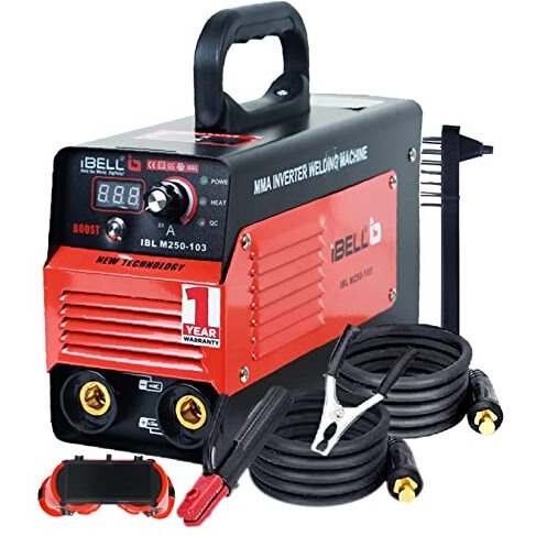 Ibell Inverter Arc Welding Machine (Igbt) 250A With Hot Start,Anti-Stick,Arc Force,Power Boost Functions Ibl M250-103- 1 Year Warranty