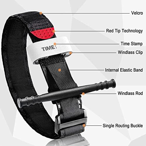 Proberos Military Tourniquet Combat Outdoors Emergency Tourniquets One-Handed Tourniquet Military First Aid Equipments