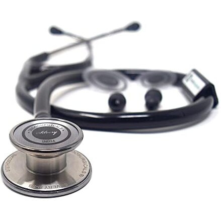 Is Indosurgicals Silvery Iii-Ss Stethoscope (Black)