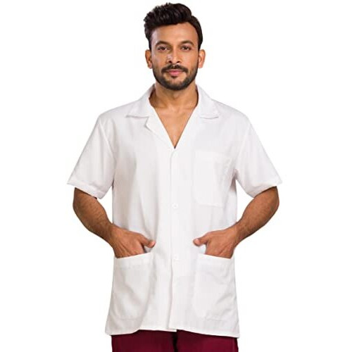 Hospriqs Sigma Lab Coat For Chemistry Lab Students | Pack Of 1, White