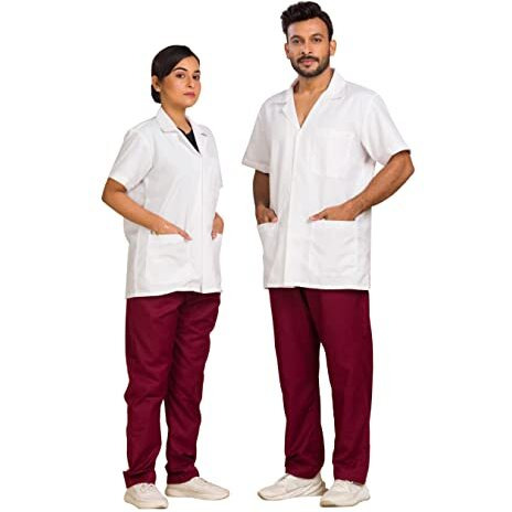 Hospriqs Sigma Lab Coat For Chemistry Lab Students | Pack Of 1, White