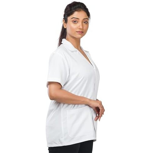 Hospriqs Sigma Lab Coat For Chemistry Lab Students | Pack Of 1, White