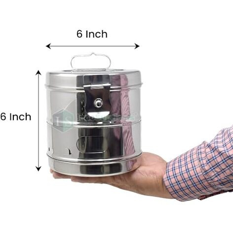 Is Indosurgicals Stainless Steel Dressing Drums, 6" X 6"