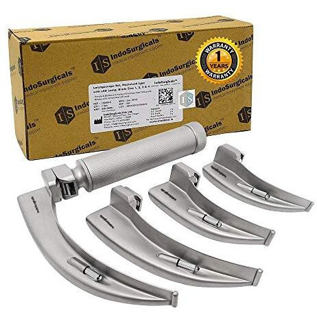 Is Indosurgicals Laryngoscope Set (Blade Sieze 1, 2, 3 & 4, Macintosh Type)