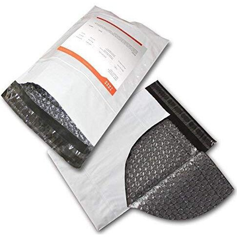 Bubble Lined Tamper Proof Courier Bags With Pod Pouch (Size - 8" X 10") - 100 Pcs