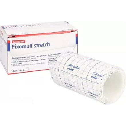 Medica Leukoplast Fixomull Stretch Adhesive Tape 10Cmx2M (Pack Of 1 Roll)