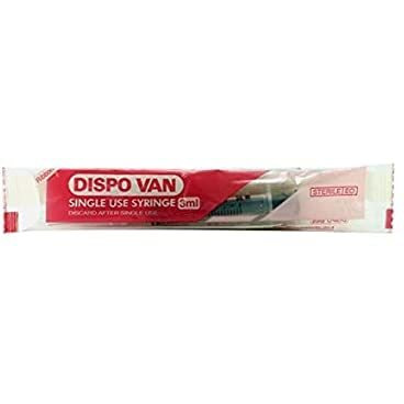 Dispo Van 3Ml Syringes With Needle, Single-Use, Sterile  Pack Of 100 | Leak-Proof, Biocompatible And Easy-To-Use | Precision-Engineered For Safe Medication Delivery