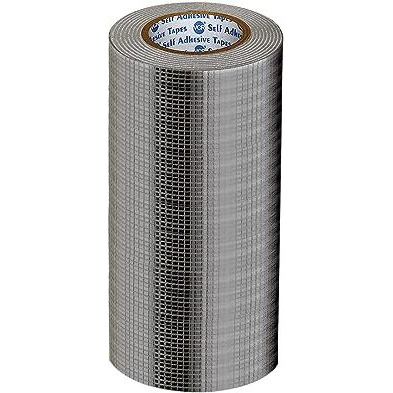 Vcr Butyl Tape - 5 Meters In Length 240Mm / 10" Width - 1 Roll Per Pack - Butyl Tape For Pipe And Water Leakage, Aluminium Rubberised Tape, Waterproof And Weatherproof Tape