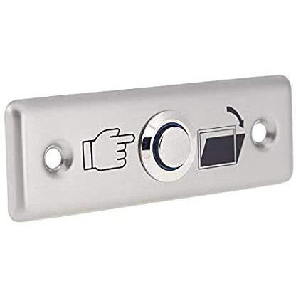 Realtime Stainless Steel Square Switch Button Panel Door Exit Home Push Release For Rfid Access Control System