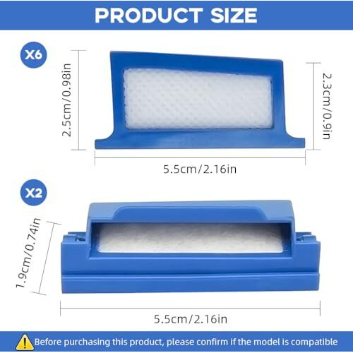 Hasthip Replacement Cpap Filters For Philips Respironics Dreamstation Cpap, Includes 6 Reuseable Pollen Filter & 2 Disposable Fine Filters, Compatible With Ds500/Ds700