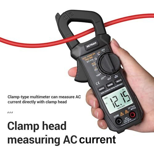 Metravi Dt-115 Pocket Trms Ac Clamp Meter Upto 600A Ac (Only Ac Amp)