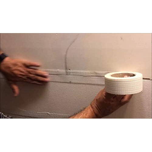 Etipl Dry Wall Tape, Fiber Mesh Crack Patch, Wall Repair Tape (150Mmx50Mtr) 1 Roll, Clear