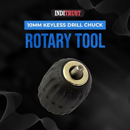 Inditrust Heavy Duty 10Mm 1Pc Keyless Drill Chuck Rotary Tool (10 Mm)